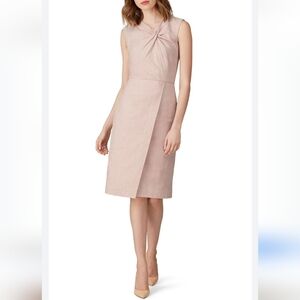 Rebecca Taylor Blush Sleeveless Midi Dress